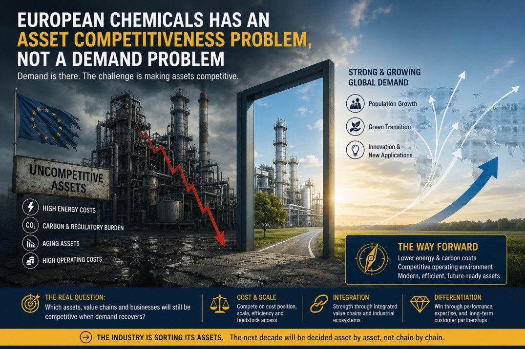 European Chemical Industry has an Asset Competitiveness Problem, Not a Demand Problem
