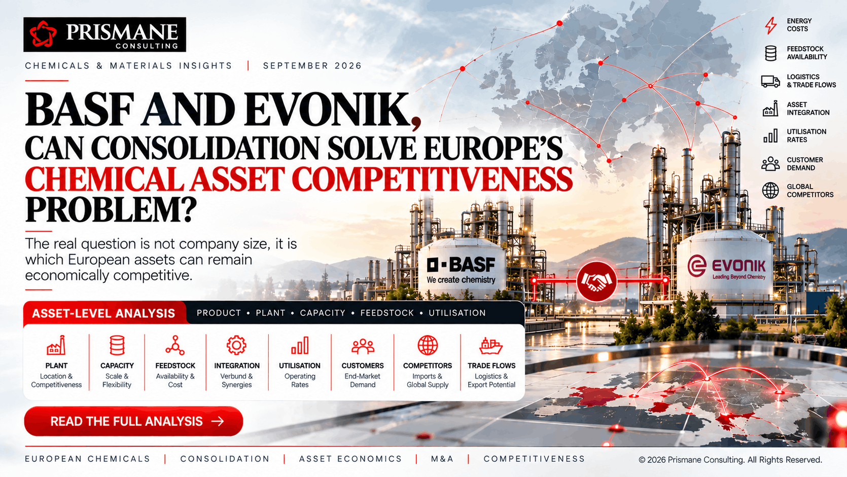 BASF and Evonik in 2026: Chemical Consolidation & European Competitiveness