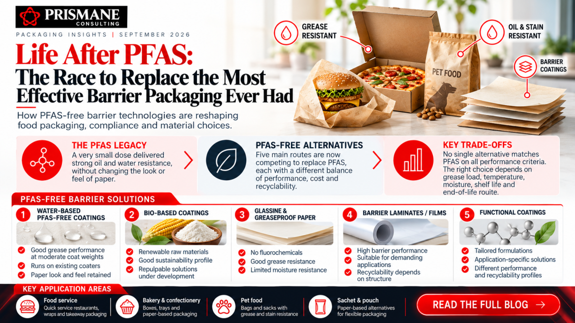 PFAS-Free Packaging in 2026: Grease Barrier Alternatives & Market Trends